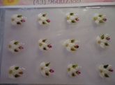 Adesivos para unhas de flores
