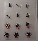 Adesivos para unhas de gatinho