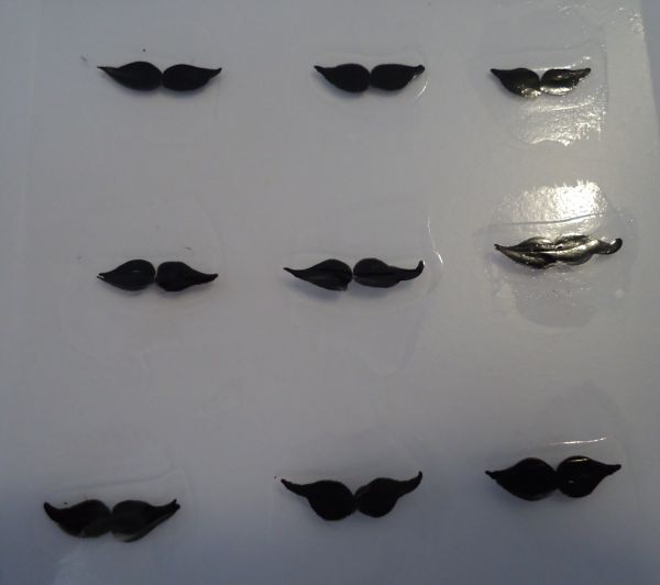 Adesivos para unhas de bigode